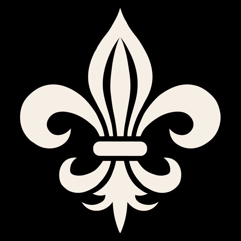 Conception de Logo de lys Français audacieux