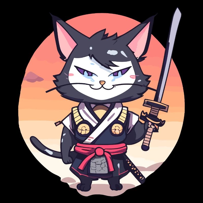 Chat samouraï #37