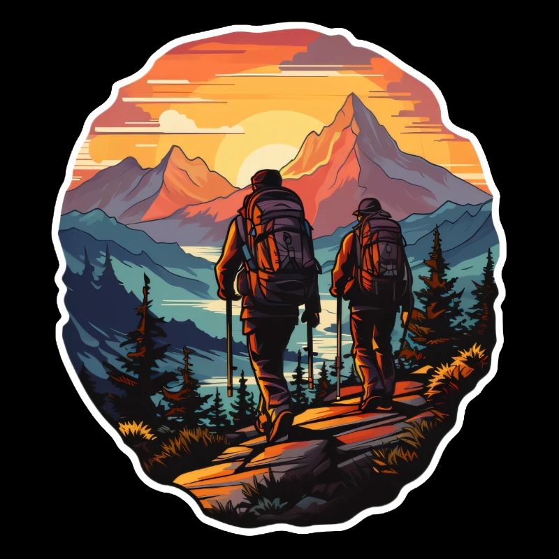 Hiking in the mountains as a hobby