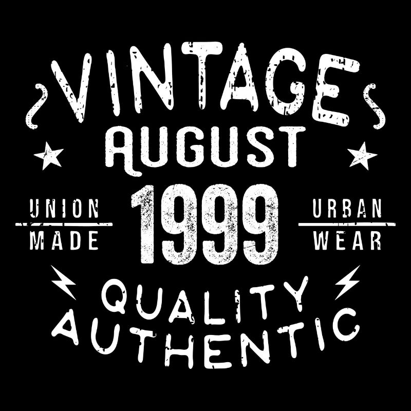 August 1999 Geburtstagsgeschenk August 1999 Retro