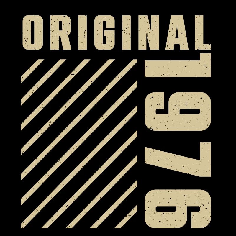 Original 1976 Authentic 1976 Vintage Bursdag