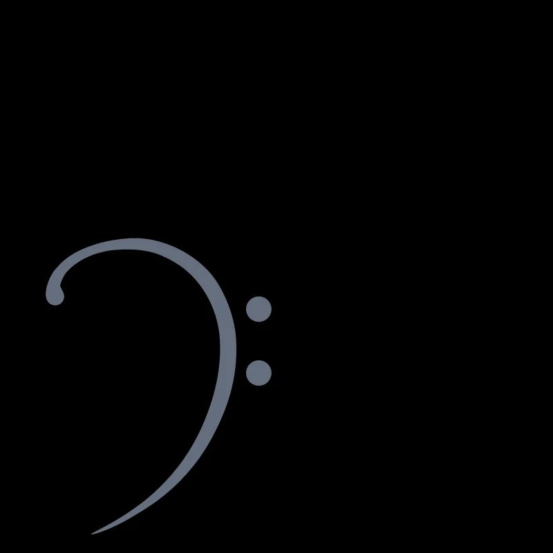 3 Bass Music Clef Three Notes Musical Notes