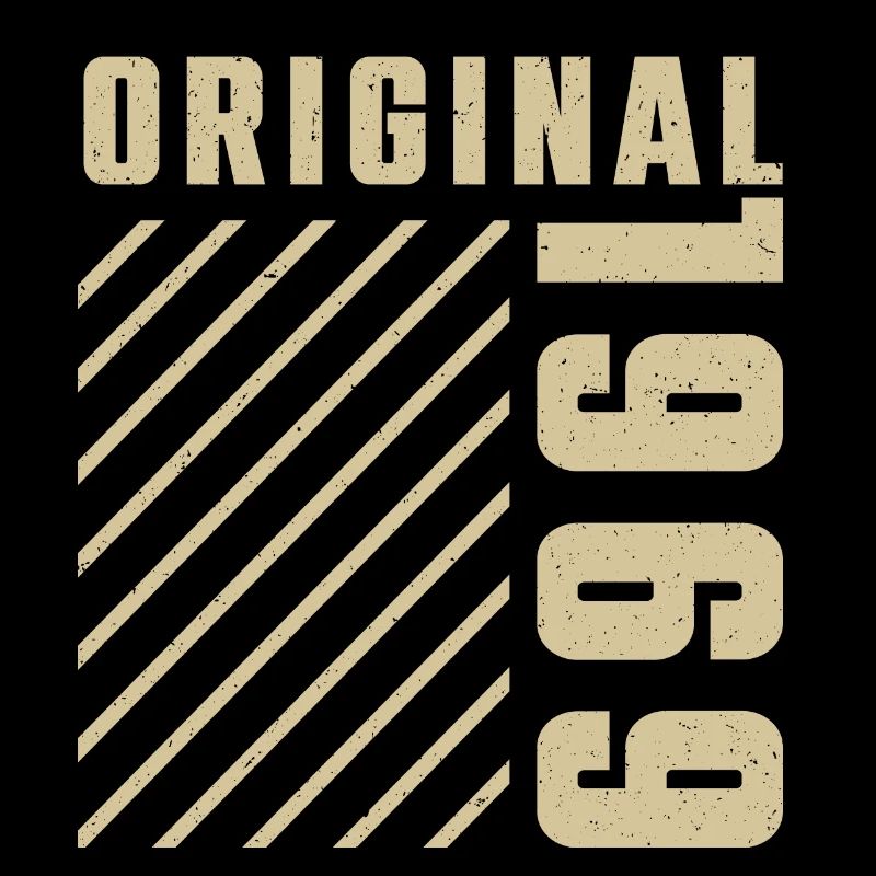 Original 1969 Authentic 1969 Vintage Bursdag