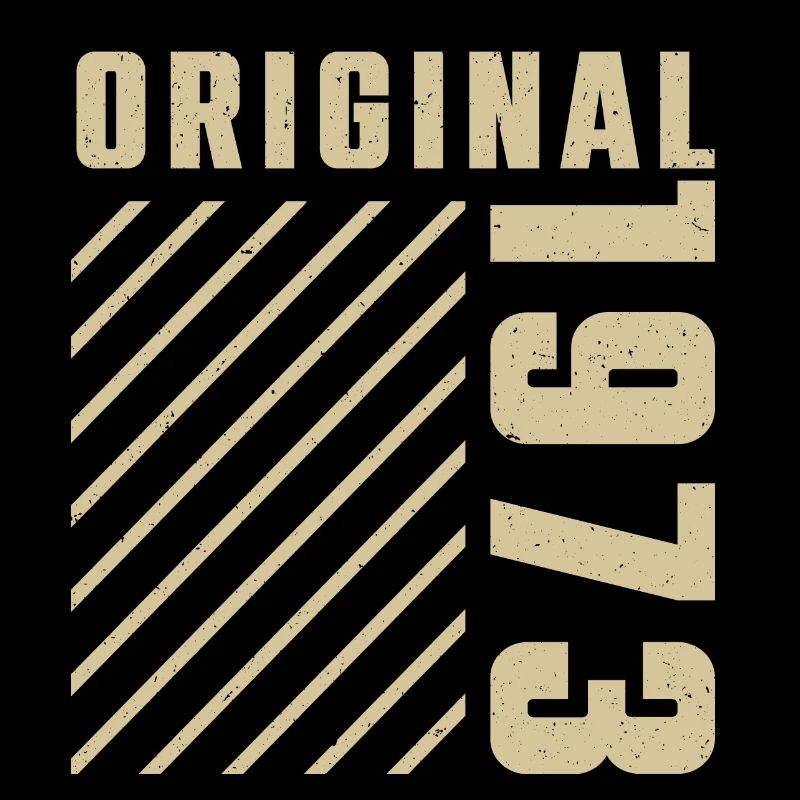 Original 1973 Authentic 1973 Vintage Bursdag