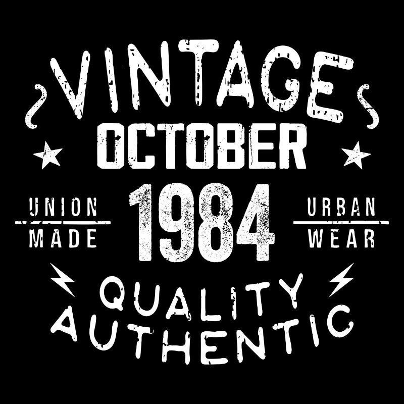 Né en octobre 1984 Don en octobre - 1984