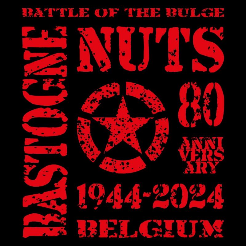 AVM Bastogne NUTS 80th Anniversary 1944 2024 Red