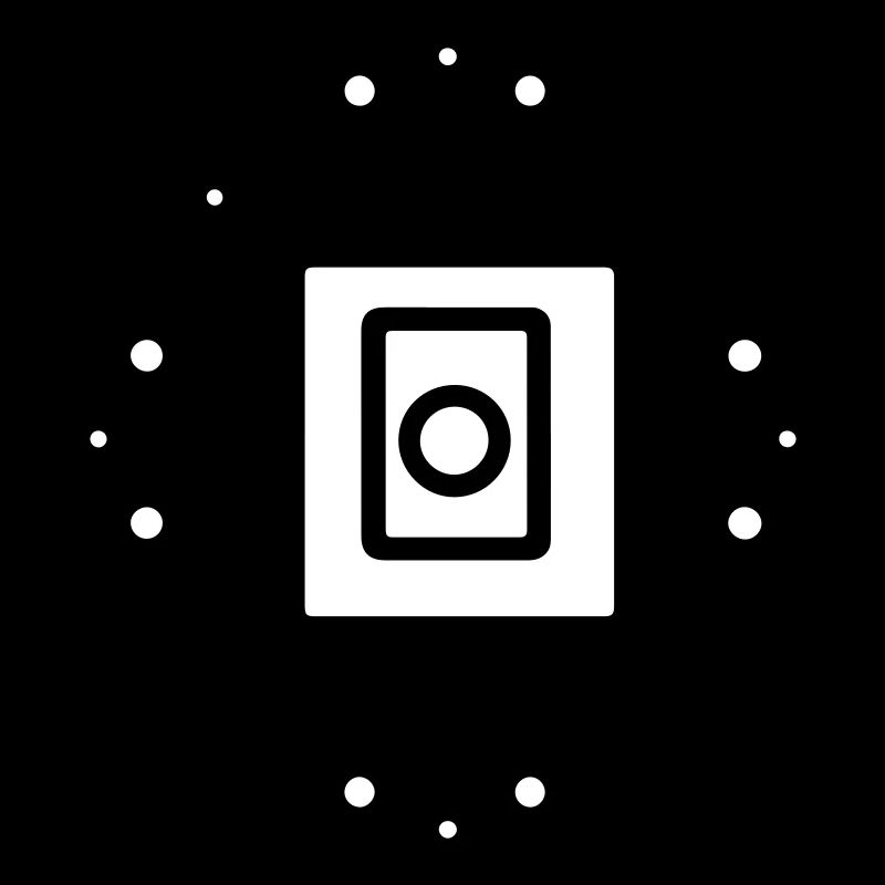 Digital Computer Chip Symbol