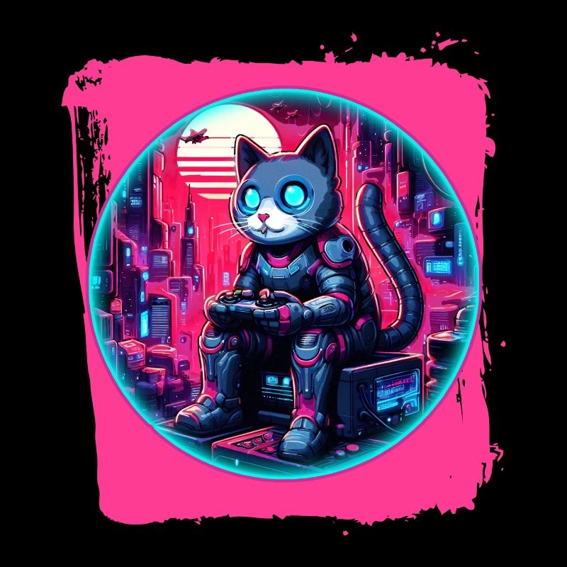 Futuristic Feline Tech