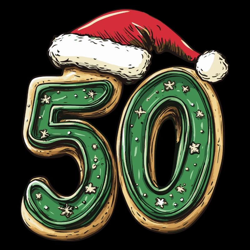 Biscuit de Noël à 50 chiffres