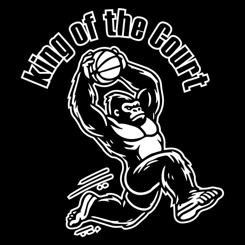 Basketball Dunking Gorilla - Roi du terrain