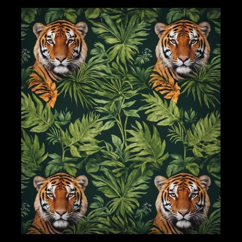 Tigers in the jungle