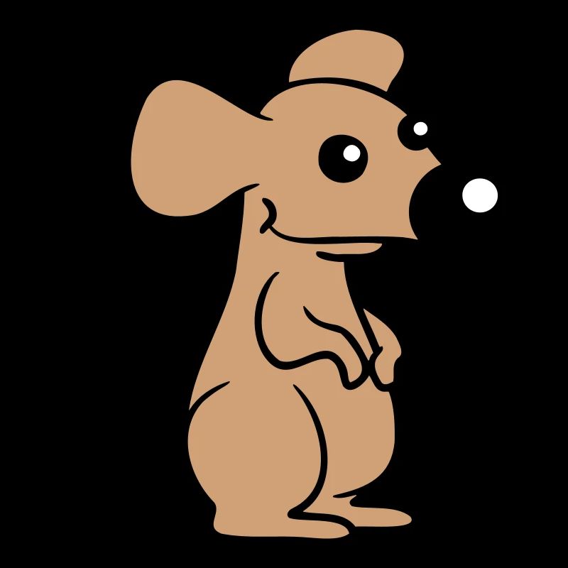 Maus Große Nase Mäuschen Kleine Ratte Nager Süß