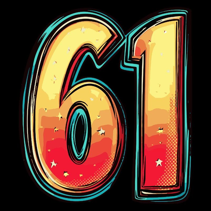 Bande dessinée à 61 chiffres