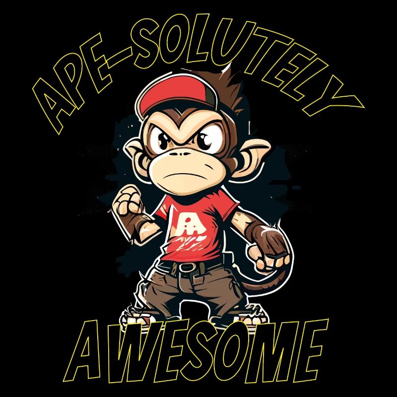 Ape-solutely Awesome - drôle de design de singe