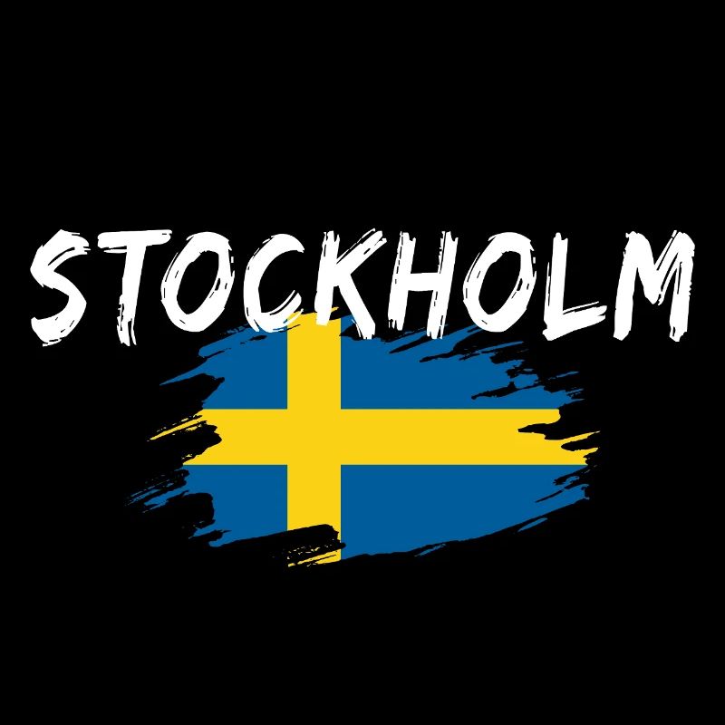 Stockholm Drapeau Suède