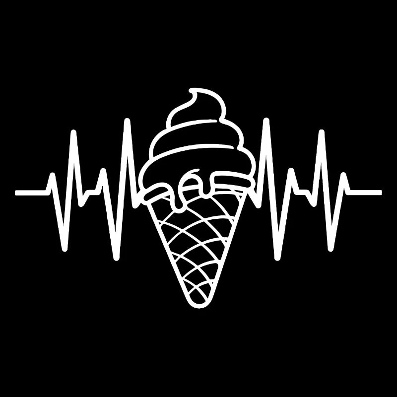 Eiscreme Liebe Eis Herzschlag