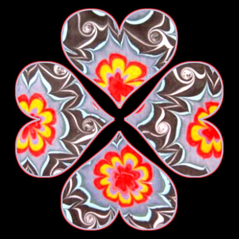 Trèfle 4 Coeurs E 33