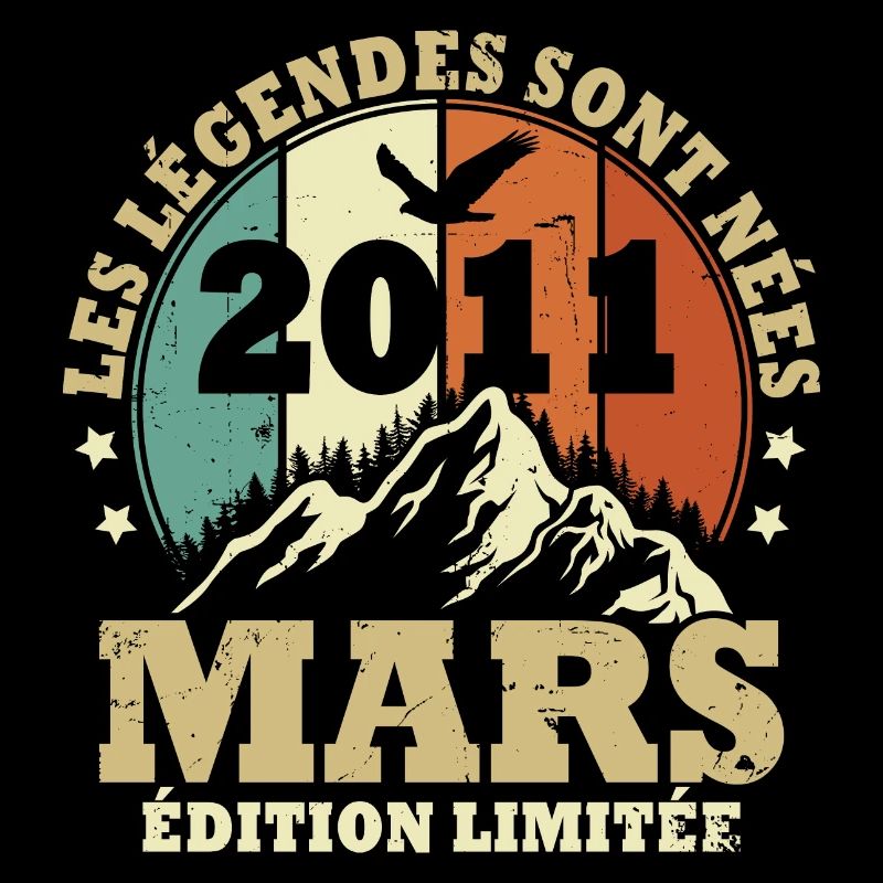 Les légendes sont nées en Mars 2011 Vintage