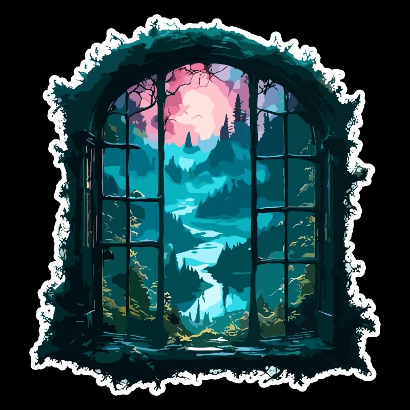 Window in the Forest / Trees / View / Wilderness