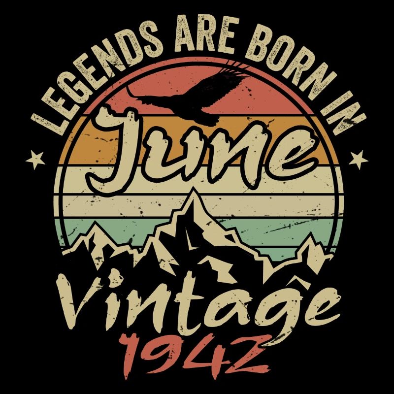Anniversaire Juin 1942 né en Juin 1942 Rétro 1942
