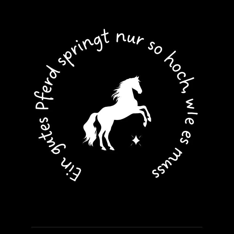 Pferde Freunde, ein gutes Pferd spring...