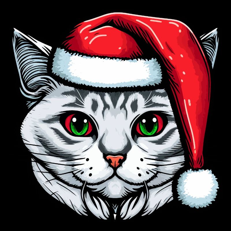 Atemberaubendes Winterkätzchen-Design, das ideale Weihnachtsgeschenk