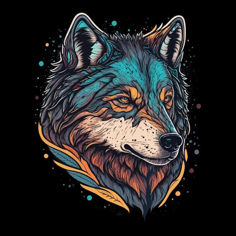 A Wolf Digital Illustration for every Forest
