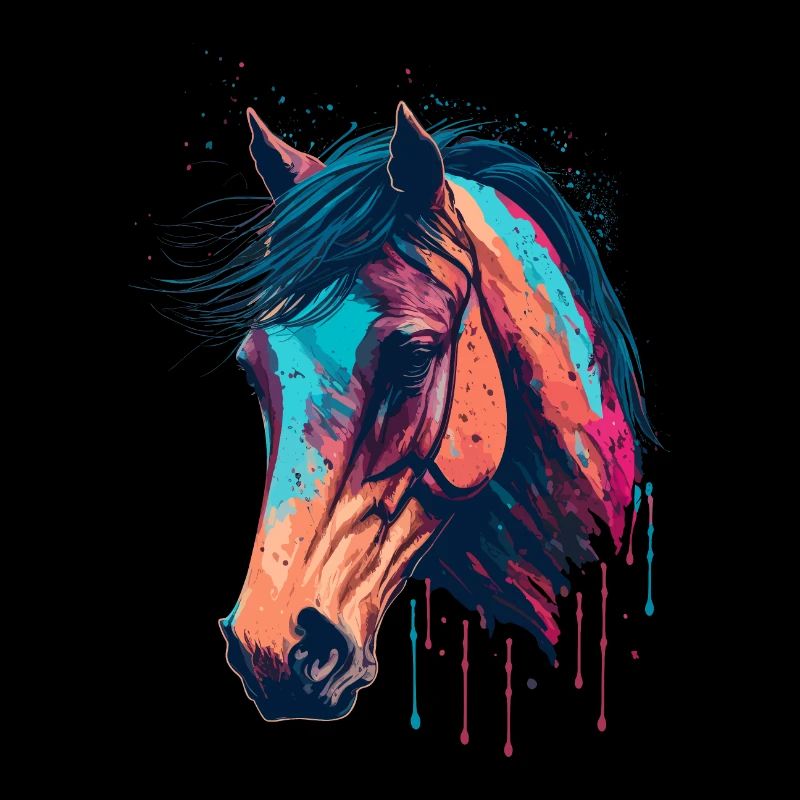 Dessin de tête de cheval