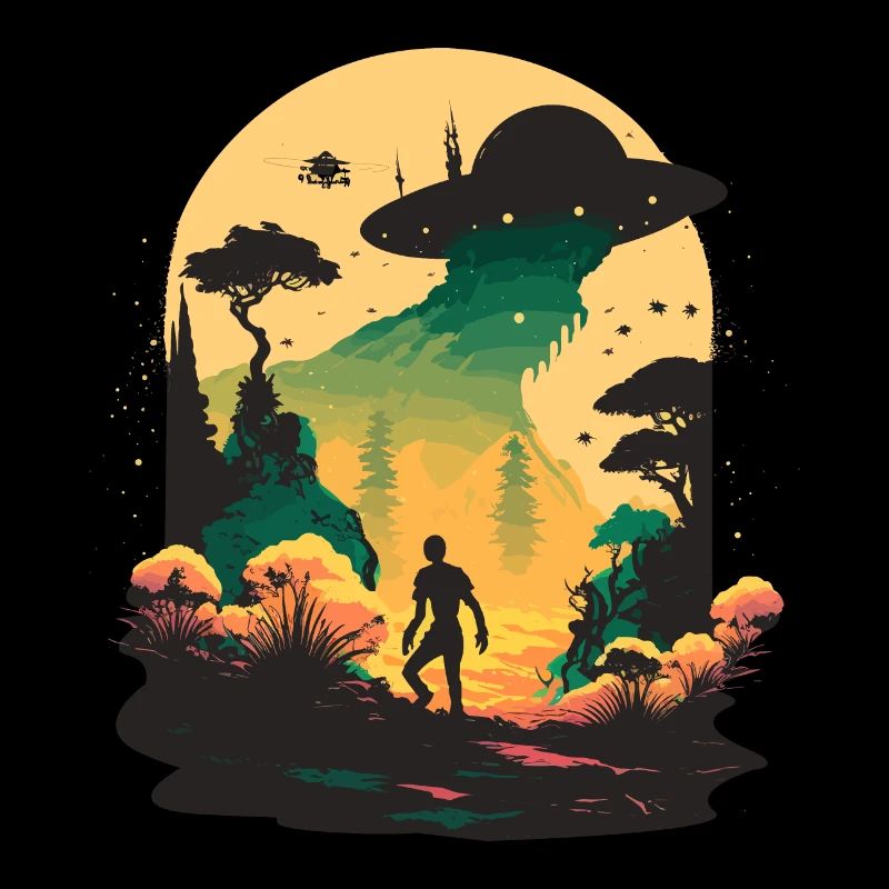 Ufo im Wald
