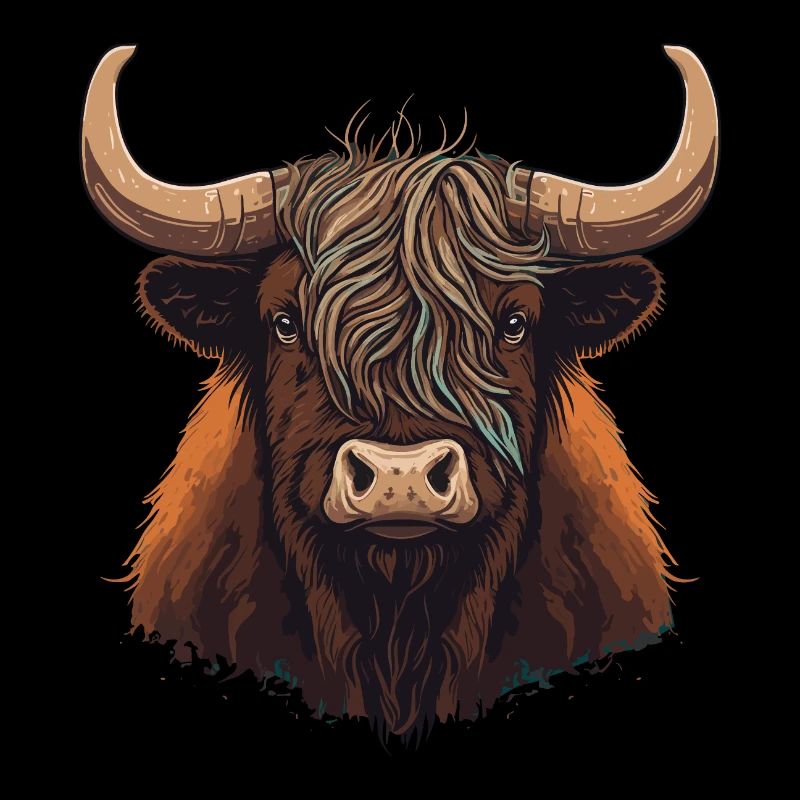Yak Head Artwork