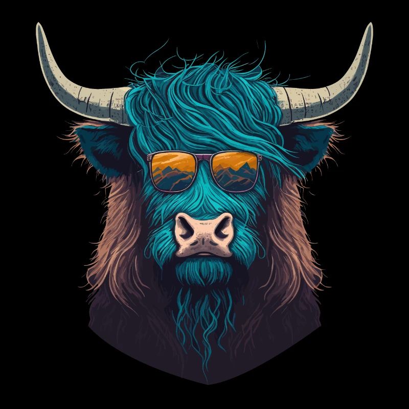 Yak with Sunclasses