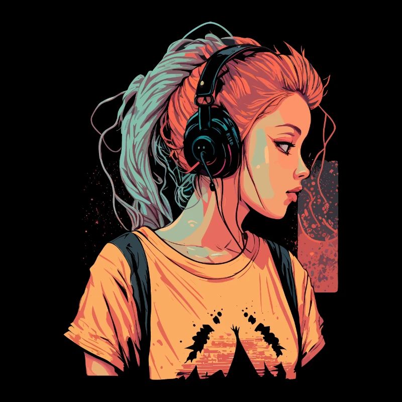 Ästhetische Musik Mädchen