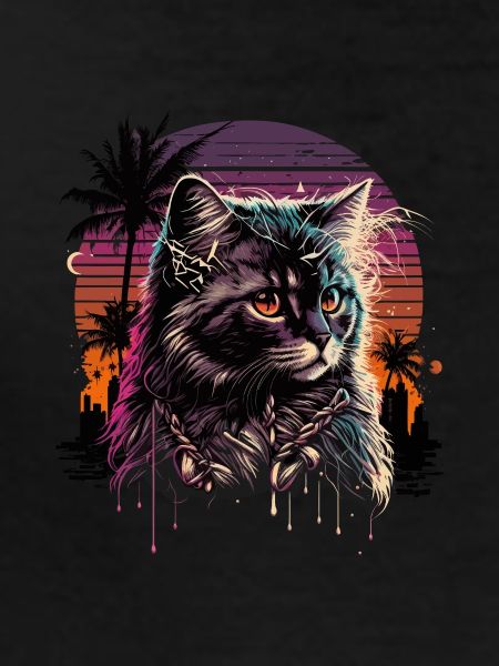 Synthwave Cat