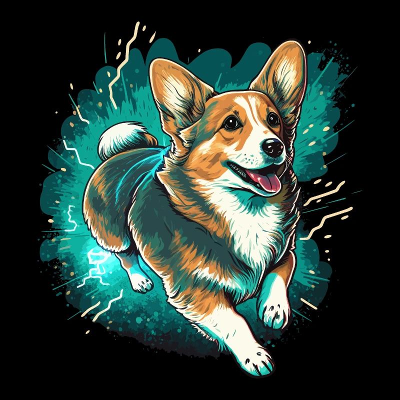 Running Corgi