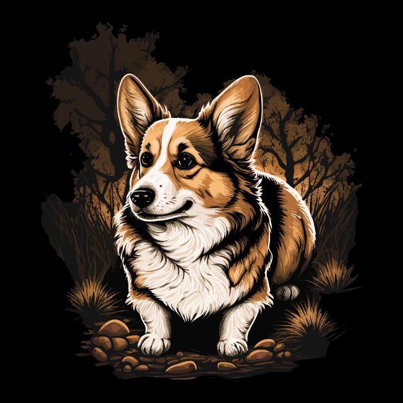 In den Wald Corgi