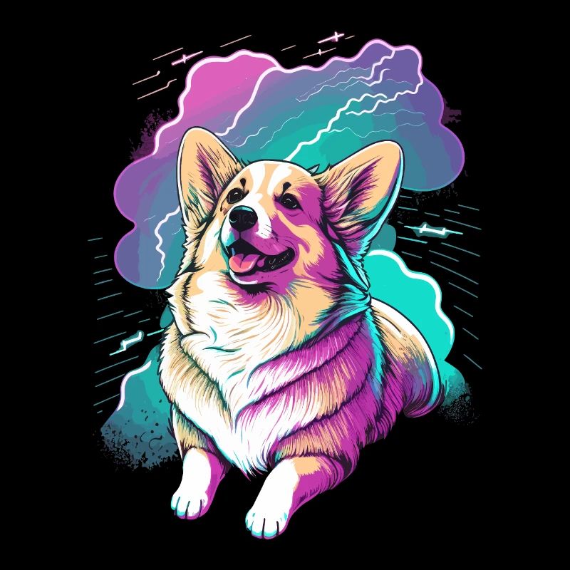 Playful Corgi
