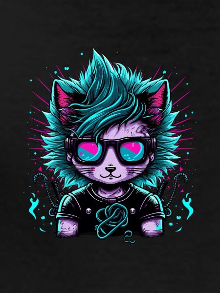 Electrified Emo Cat
