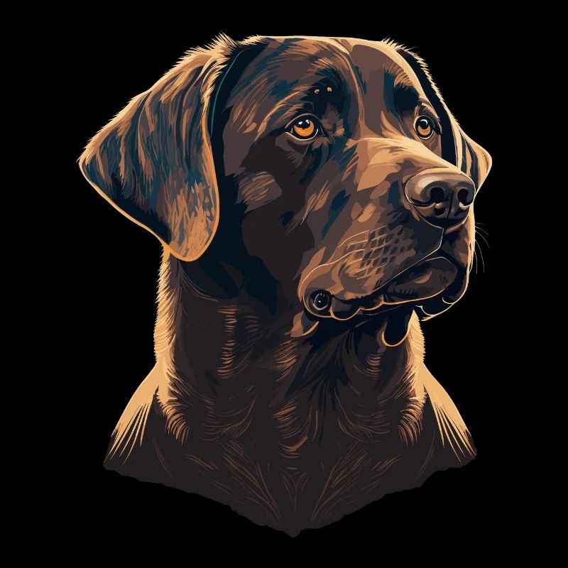 Brave Labrador Retriever