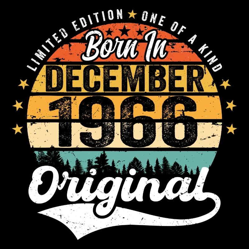 Original décembre 1966 Vintage anniversaire 1966