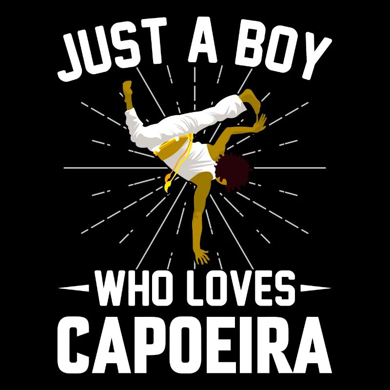 Nur ein Junge, der Capoeira liebt