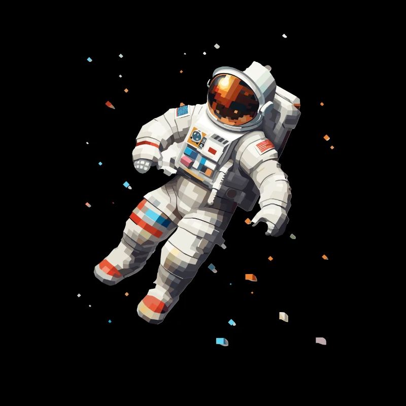 Astronaut Digital Art Space Explorer