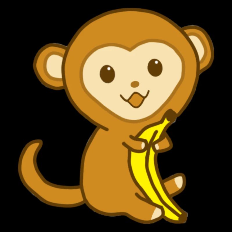 Affi mit seiner Banane