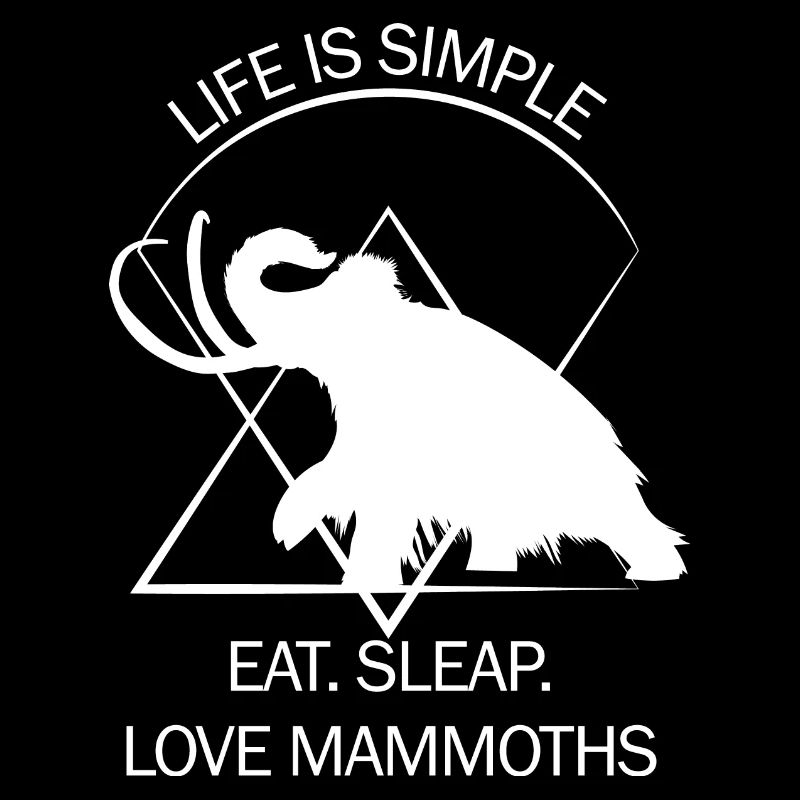 Lustiges Mammut Steinzeit Eiszeit Design Urzeit