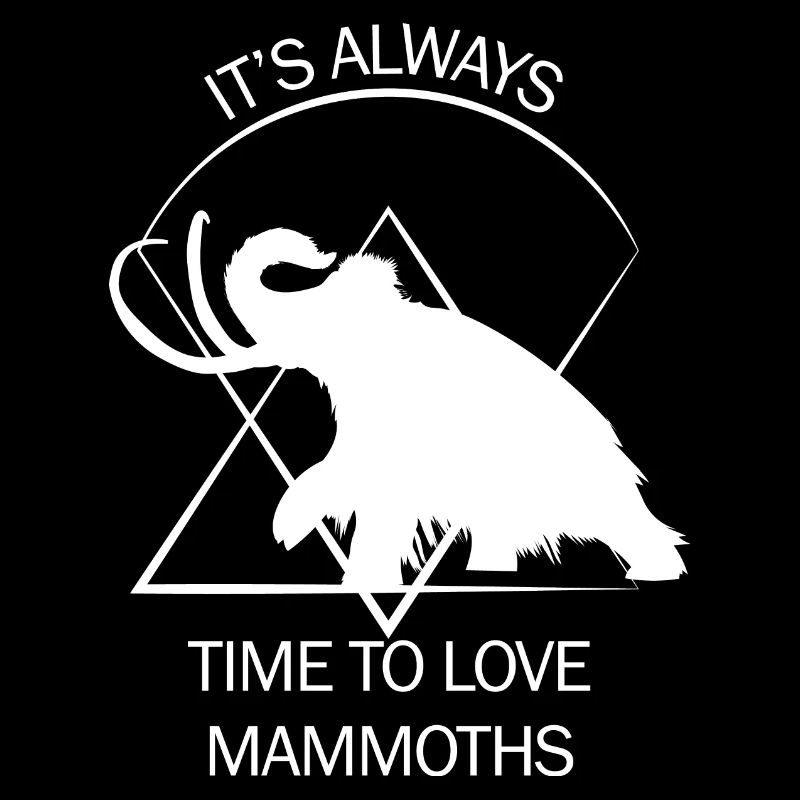 Lustiges Mammut Steinzeit Eiszeit Design Urzeit