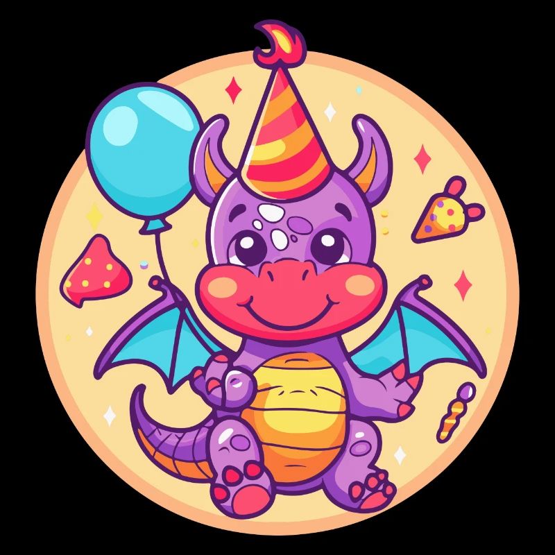 Drache Geburtstag Comic