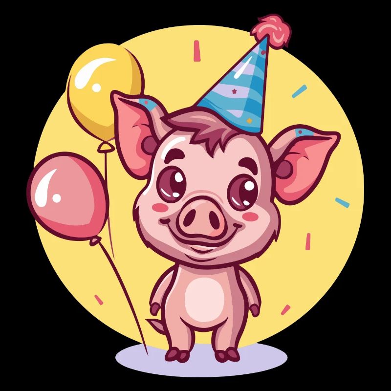 Cochon Anniversaire Bande Dessinée Sanglier