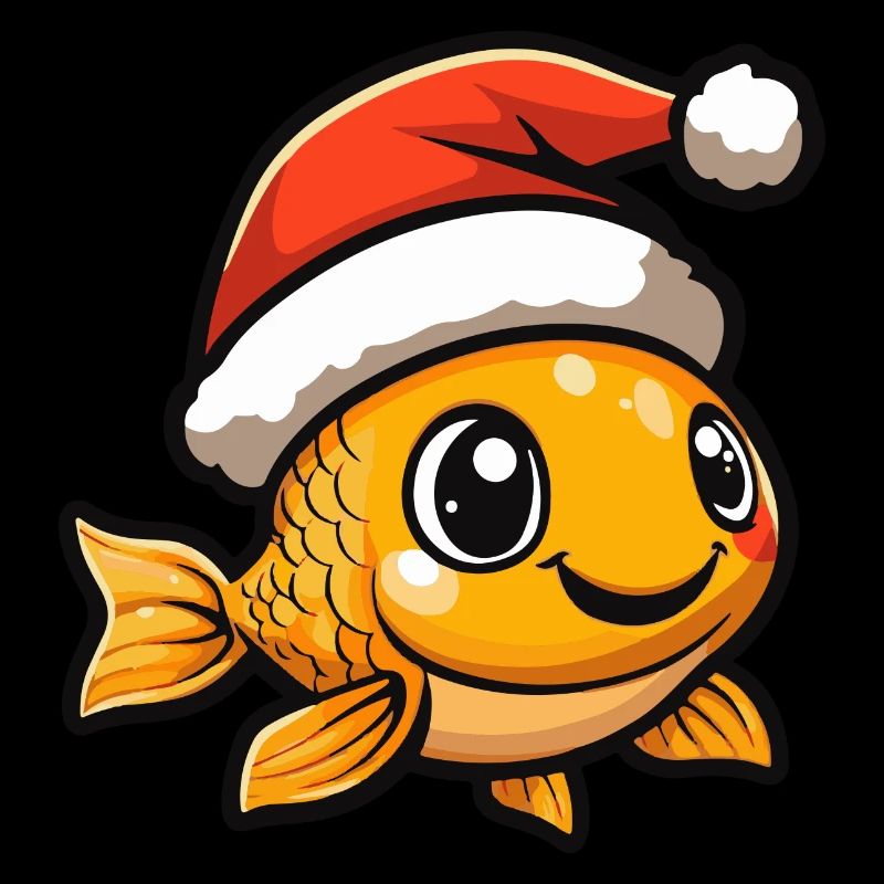 Noël du poisson rouge Noël