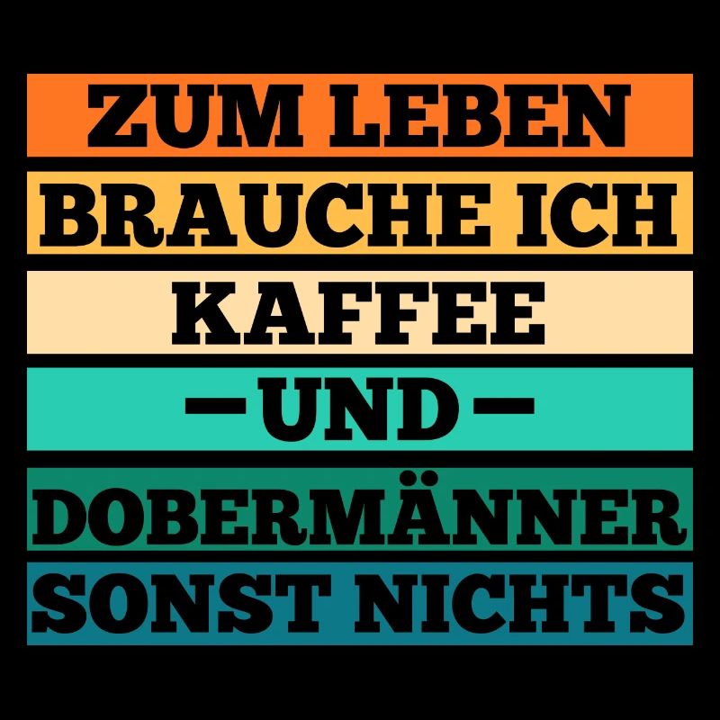 Kaffee Hund Dobermann