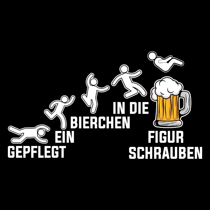 Visser proprement une bière dans la figut