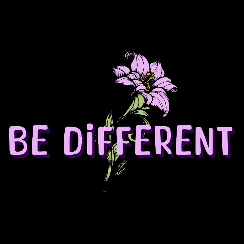 BE DIFFERENT - Jardin de fleurs de lys violets